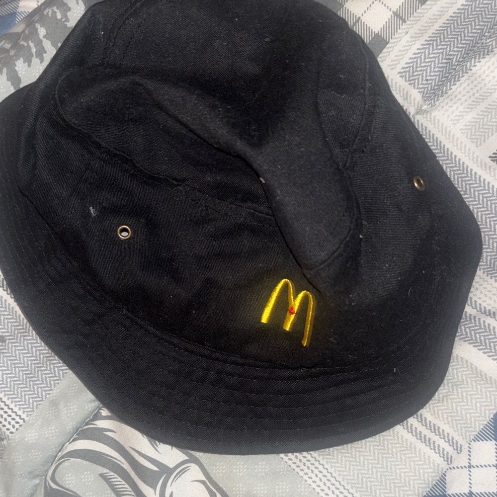McDonald's Black and Yellow Logo Bucket Hat